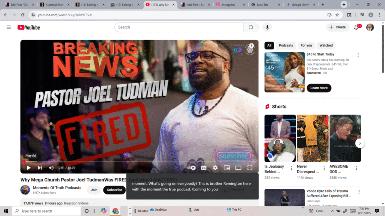 BREAKING NEWS! WATCH! The Shocking Firing of Dr. Joel Tudman: What Really Happened?