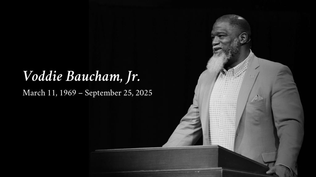 Daniel Whyte III says, Dr. Voddie Baucham, a Prophet and a Scholar, has gone home to be with the Lord. Pray for his dear wife and family.