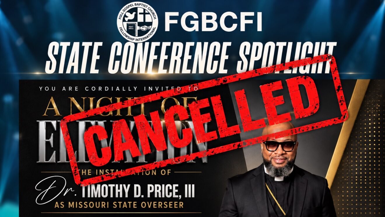 Breaking News: Daniel Whyte III Says Presiding Bishop Joseph Walker III Fires “Bishop” Timothy D. Price III From Missouri State Overseer Position Due to the Fact That He Raped a 12-Year-Old Girl. Daniel Whyte III Tells Joseph Walker III That Pedophile Pastor Timothy Price III Must Be Fired From the First Baptist Church Of St. Louis as Well, Posthaste!