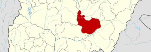 Map of Plateau State, Nigeria