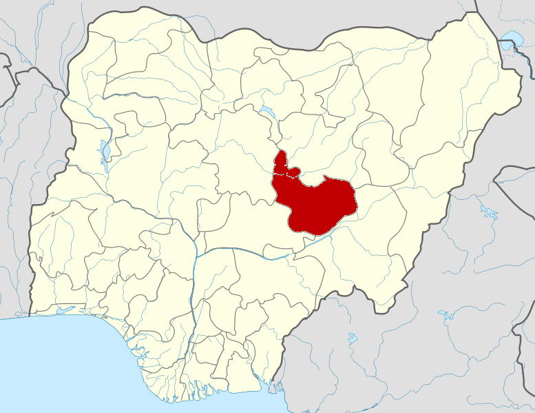 Map of Plateau State, Nigeria
