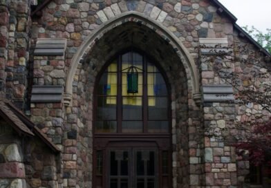 Stone church building exterior