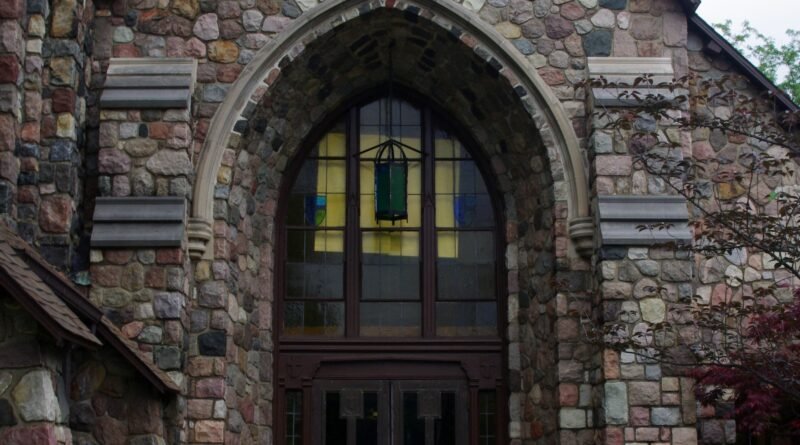 Stone church building exterior