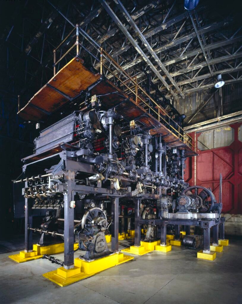 Wood Newspaper Printing Press