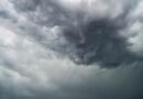 Dramatic storm clouds